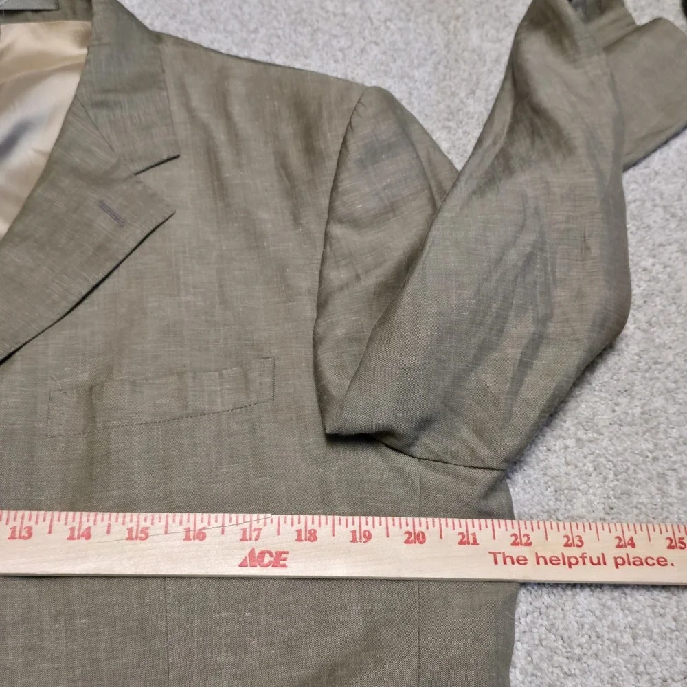 Massimo Dutti Loro Piana Sweet Irish Linen Wool Sport Coat Blazer 52EU 42R Italy